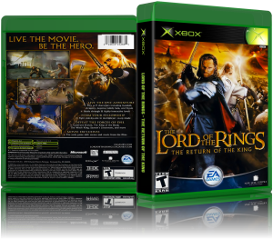 Lord Of The Rings - The Return Of The King (USA)3D Boxes Back Front